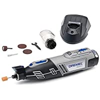 Dremel 8220 Multiherramienta a batería. Incluye 5 Accesorios y Complemento Resguardo de Protección. 12V